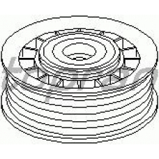 400 010 TOPRAN Натяжной ролик, поликлиновой  ремень