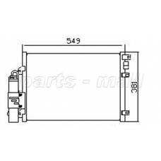 PXNCX-059Y Parts mall Конденсатор, кондиционер