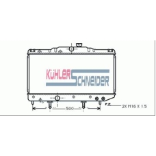 3214101 KUHLER SCHNEIDER Радиатор, охлаждение двигател