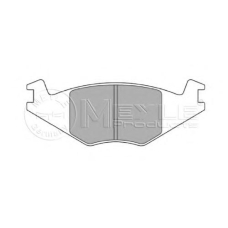 025 208 8917 MEYLE Комплект тормозных колодок, дисковый тормоз