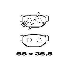 BL1397A2 FTE Колодки тормозные