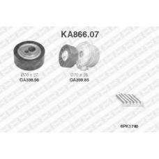 KA866.07 SNR Поликлиновой ременный комплект