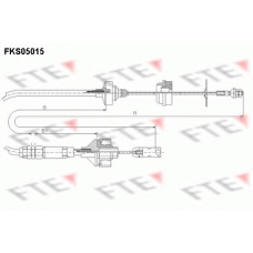 FKS05015 FTE Трос, управление сцеплением