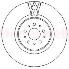 562298B BENDIX Тормозной диск