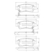 J3602064 NIPPARTS Комплект тормозных колодок, дисковый тормоз