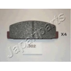 PP-302AF JAPANPARTS Комплект тормозных колодок, дисковый тормоз