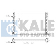 162600 KALE OTO RADYATOR Радиатор, охлаждение двигателя