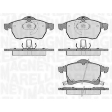 363916060523 MAGNETI MARELLI Комплект тормозных колодок, дисковый тормоз