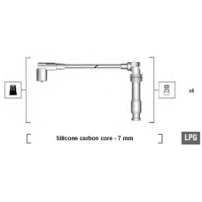 941125310683 MAGNETI MARELLI Комплект проводов зажигания