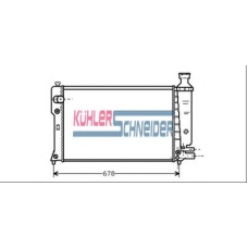 0707101 KUHLER SCHNEIDER Радиатор, охлаждение двигател