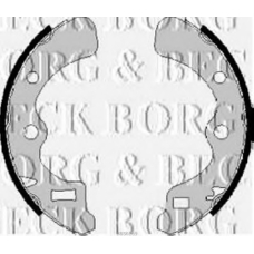 BBS6169 BORG & BECK Комплект тормозных колодок