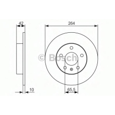 0 986 479 920 BOSCH Тормозной диск