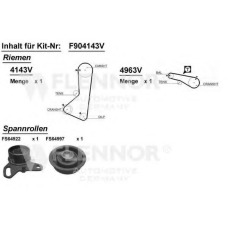 F904143V FLENNOR Комплект ремня грм