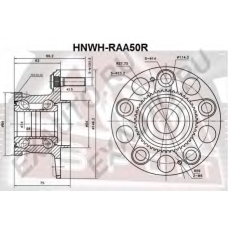 HNWH-RAA50R ASVA Ступица колеса