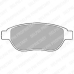 LP1653 DELPHI Комплект тормозных колодок, дисковый тормоз