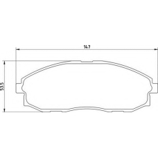 363700201242 MAGNETI MARELLI Комплект тормозных колодок, дисковый тормоз