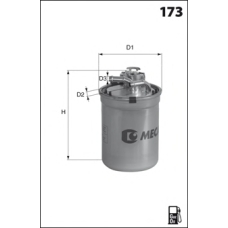 ELG5415 MECAFILTER Топливный фильтр