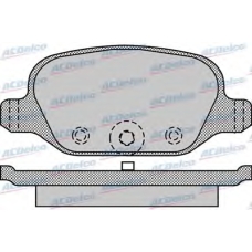 AC0581265D AC Delco Комплект тормозных колодок, дисковый тормоз