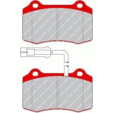 FDS1348 FERODO Комплект тормозных колодок, дисковый тормоз