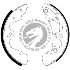 BS1179 QH Benelux Комплект тормозных колодок