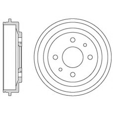 VBD602 MOTAQUIP Тормозной барабан