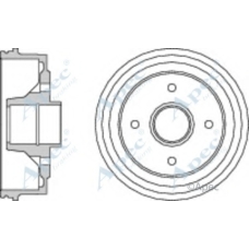 DRM9168 APEC Тормозной барабан
