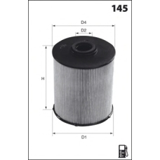 ELG5408 MECAFILTER Топливный фильтр