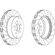 DDF1075 FERODO Тормозной диск