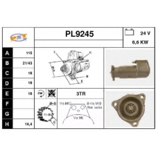 PL9245 SNRA Стартер
