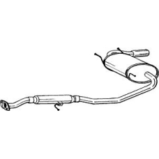 283-421 BOSAL Глушитель выхлопных газов конечный