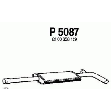 P5087 FENNO Средний глушитель выхлопных газов