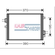 0820001 KUHLER SCHNEIDER Конденсатор, кондиционер