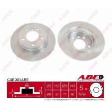 C4B001ABE ABE Тормозной диск