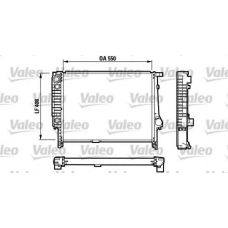 731515 VALEO Радиатор, охлаждение двигателя