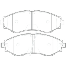 PN-0374 JNBK Колодки тормозные
