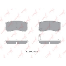 BD-3628 LYNX Bd-3628 колодки тормозные задние hyundai i10 1.0-1.2 08>, kia picanto 1.0-1.1d 04>