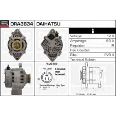 DRA3634 DELCO REMY Генератор