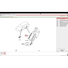 5757A130 MITSUBISHI Кронштейн спойлера правый