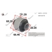 AAMTO1022 Tenacity Front lower arm bush