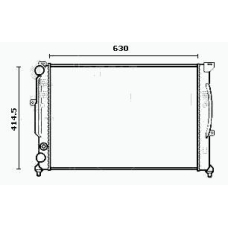 RM0799 EQUAL QUALITY Радиатор, охлаждение двигателя