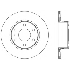BDA2471.10 OPEN PARTS Тормозной диск