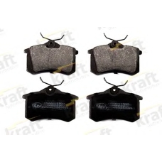 6015500 KRAFT AUTOMOTIVE Комплект тормозных колодок, дисковый тормоз