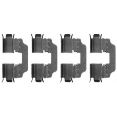 8DZ 355 203-411 HELLA PAGID Комплектующие, колодки дискового тормоза