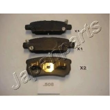 PP-508AF JAPANPARTS Комплект тормозных колодок, дисковый тормоз