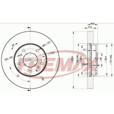 BD-4103 FREMAX Тормозной диск