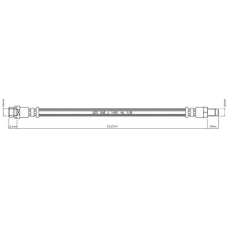VBJ246 MOTAQUIP Тормозной шланг