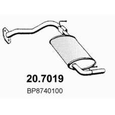 20.7019 ASSO Глушитель выхлопных газов конечный
