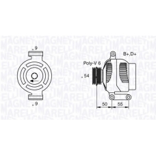 063358061010 MAGNETI MARELLI Генератор