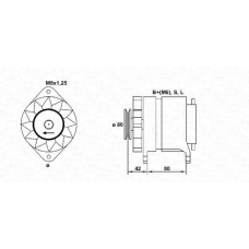 943346040010 MAGNETI MARELLI Генератор