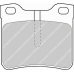 FSL1044 FERODO Комплект тормозных колодок, дисковый тормоз